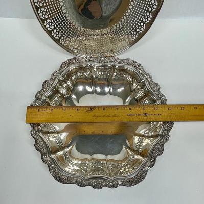 Lot of Silver-plate Serving dishes