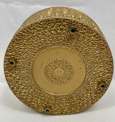 MCM Hollywood Regency Vintage Plastic Gold Filagree Box