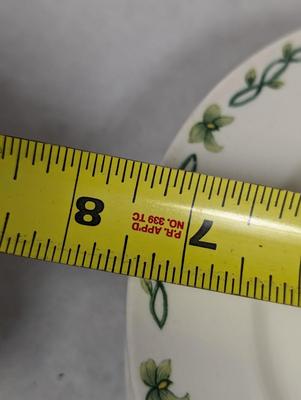 6 - Floral Garden Thompson Pottery China Plates 1 - Inter-National Table Works Plate