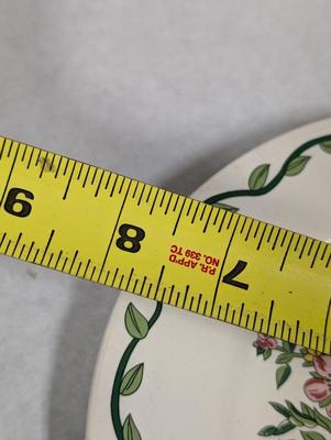 6 - Floral Garden Thompson Pottery China Plates 1 - Inter-National Table Works Plate