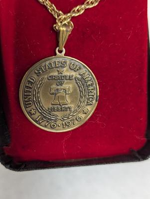 Vintage Boston Tea Party Medallion 1976