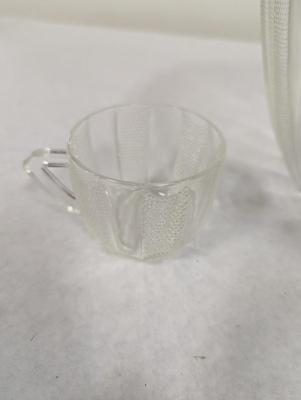 Jeanette Dewdrop Punch Bowl With 16 Cups