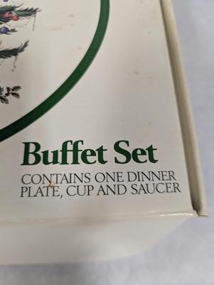 4 - Spode Christmas Tree Buffet Sets