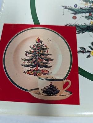 4 - Spode Christmas Tree Buffet Sets