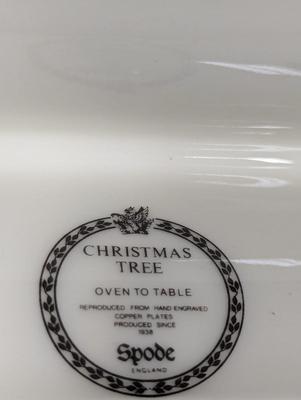 Spode Christmas Tree Serving Dishes