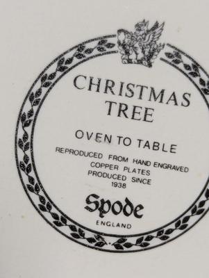 Spode Christmas Tree Serving Dishes
