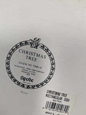 Spode Christmas Tree Serving Dishes