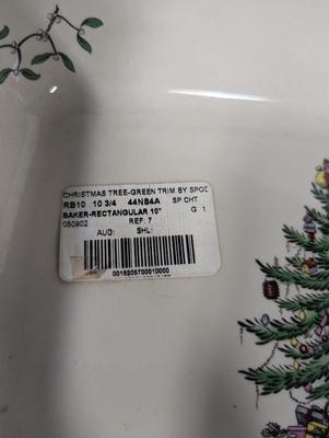 Spode Christmas Tree Serving Dishes