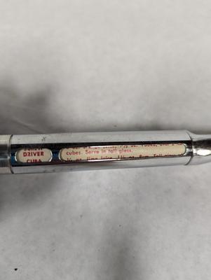Vintage CHROME Mr. Bar Laddie, Jr. Mr. Bar Products Jigger & Opener w/ Box