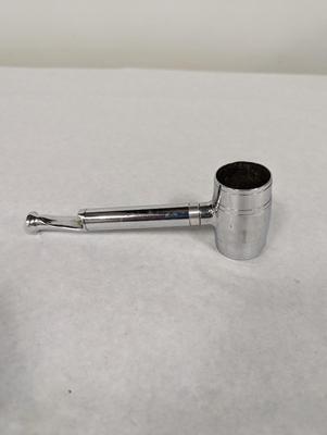 Vintage CHROME Mr. Bar Laddie, Jr. Mr. Bar Products Jigger & Opener w/ Box