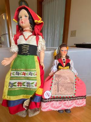 Vintage Magis Roma Italy Souvenir Dolls