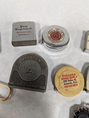 Vintage Advertising Pocket Tape Measures