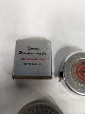 Vintage Advertising Pocket Tape Measures