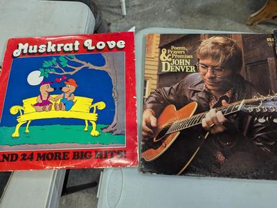 Vintage Records Village People Muskrat Love Shaun Cassidy Etc.....