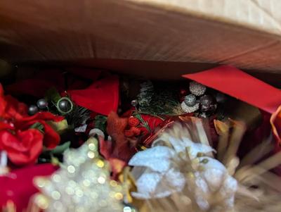 Box Lot Of Christmas/Holiday Decorations