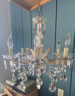 Vintage Crystal Chandelier