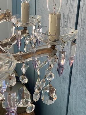Vintage Crystal Chandelier