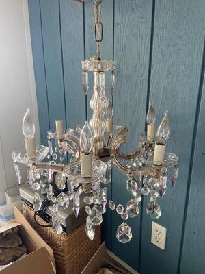 Vintage Crystal Chandelier