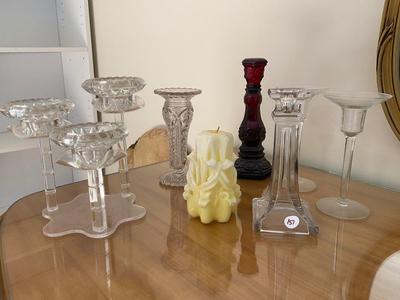 Assorted Candlesticks Lot