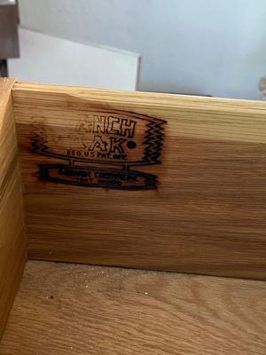 MCM RANCH OAK Four Drawer Dresser