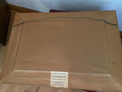 Framed Vintage Watercolor “Dalla 'Casa Dei Vettii’ Scoperia Nel 1894-95”, Signed Ciullo and Matted