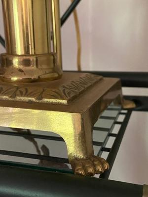 Vintage ORIENT EXPRESS Brass Table Lamp