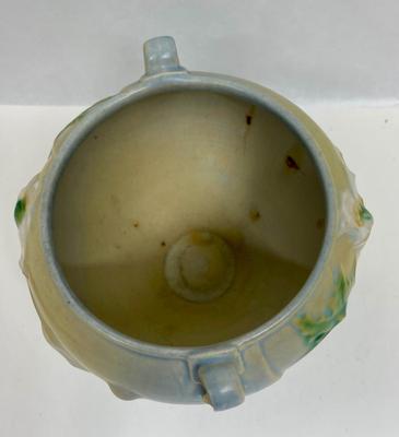 unmarked Roseville Art Pottery Small Poppy Jardiniere Vase