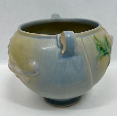 unmarked Roseville Art Pottery Small Poppy Jardiniere Vase
