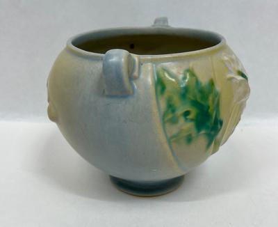 unmarked Roseville Art Pottery Small Poppy Jardiniere Vase