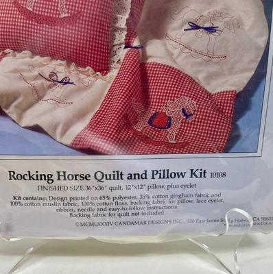 Something Special Chicken Wickin' Rocking Horse Quilt and Pillow Kit