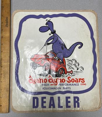 Deano Dyno-Soars Inc. Large Decal Sticker