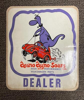 Deano Dyno-Soars Inc. Large Decal Sticker