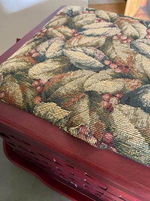 JOANNE Red Handled Sewing Basket