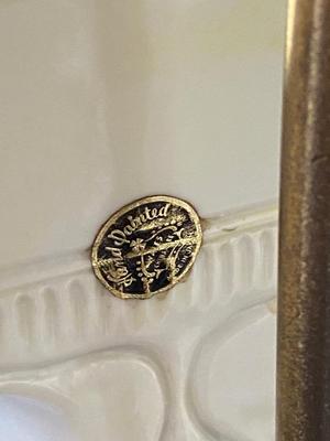 Vintage Handpainted Figural Lamp from. Japan