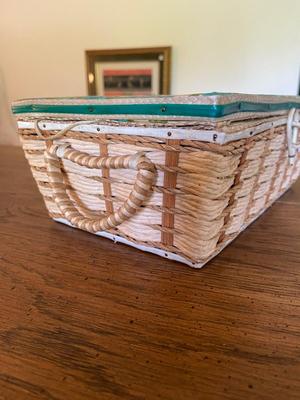 Vintage Small Sewing Basket