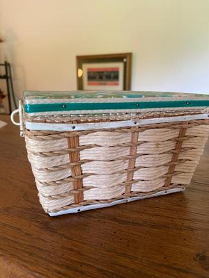 Vintage Small Sewing Basket