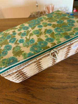 Vintage Small Sewing Basket