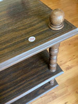 Vintage Three-Tier Storage Shelf