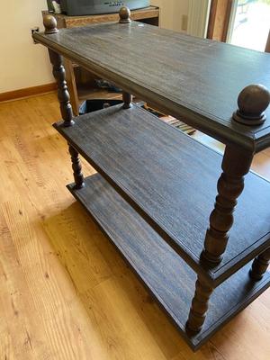 Vintage Three-Tier Storage Shelf