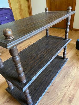 Vintage Three-Tier Storage Shelf