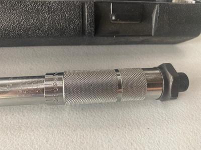 New 1/4” Drive Pittsburg Click Stop Torque Wrench