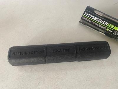 New 1/4” Drive Pittsburg Click Stop Torque Wrench