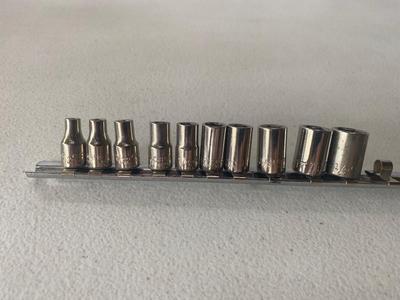 Excellent Lot of CRAFTSMAN 1/4” Drive Socket Sets in Metric and SAE