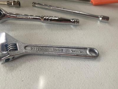 1/4”Drive Deep Craftsman Metric Sockets, Pittsburg Ratchet, Adjustable Wrench and Extension's