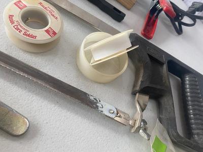 Hack Saw’s-Wire Brushes-Soldering Iron. and More!