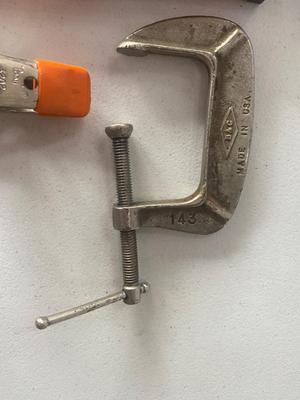 Craftsman 14” Heavy Duty Pipe Wrench, Pony Clamp and C-Clamp