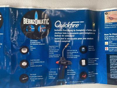 NIB Benzomatic Torch Kit
