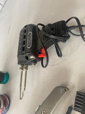 Like New Soldering Iron, Utility Knife, Cleaning Brushes, Flux and Butane!