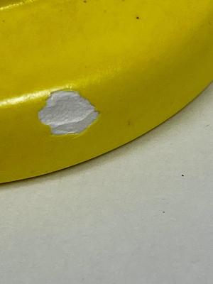 Vintage Bright Yellow Ceramic Vase