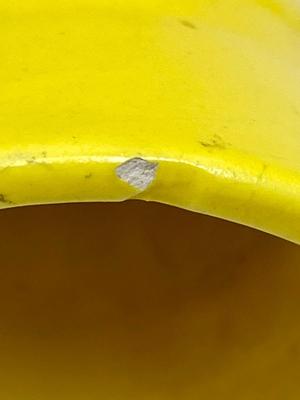 Vintage Bright Yellow Ceramic Vase